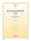 RACHMANYINOV (RACHMANINOFF) - ELEGIE OP.3/1 FÜR KLAVIER (H.SCHÜNGELER)