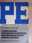 Dr. Hágelmayer Istvánné - Lineáris szabályozási rendszerek analízise [antikvár]