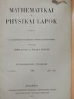 Mende Jenő - Mathematikai és physikai lapok 1917. június-október [antikvár]