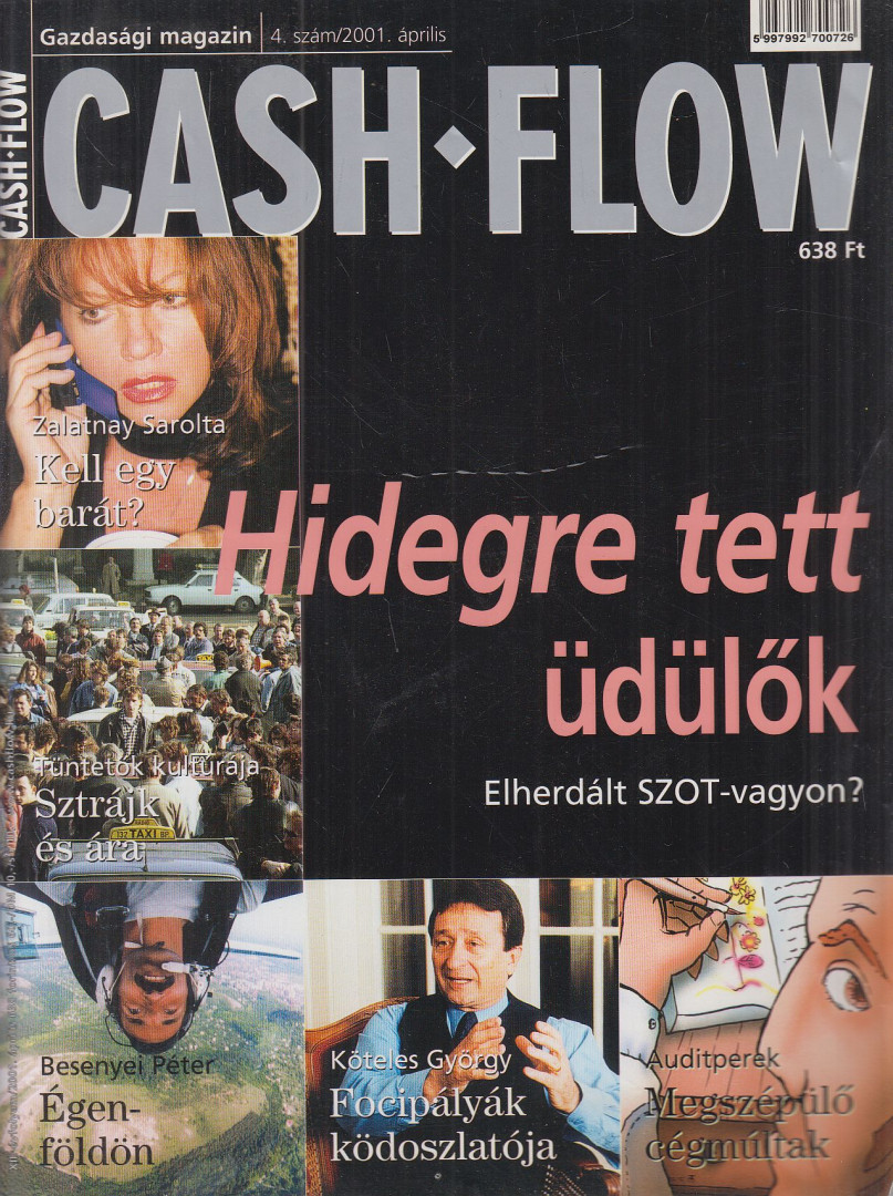 Voksán György, Héder Éva - Cash flow 2001. április [antikvár]