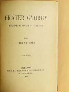 Jókai Mór - Fráter György I-V. [antikvár]