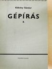 Kökény Sándor - Gépírás II. [antikvár]