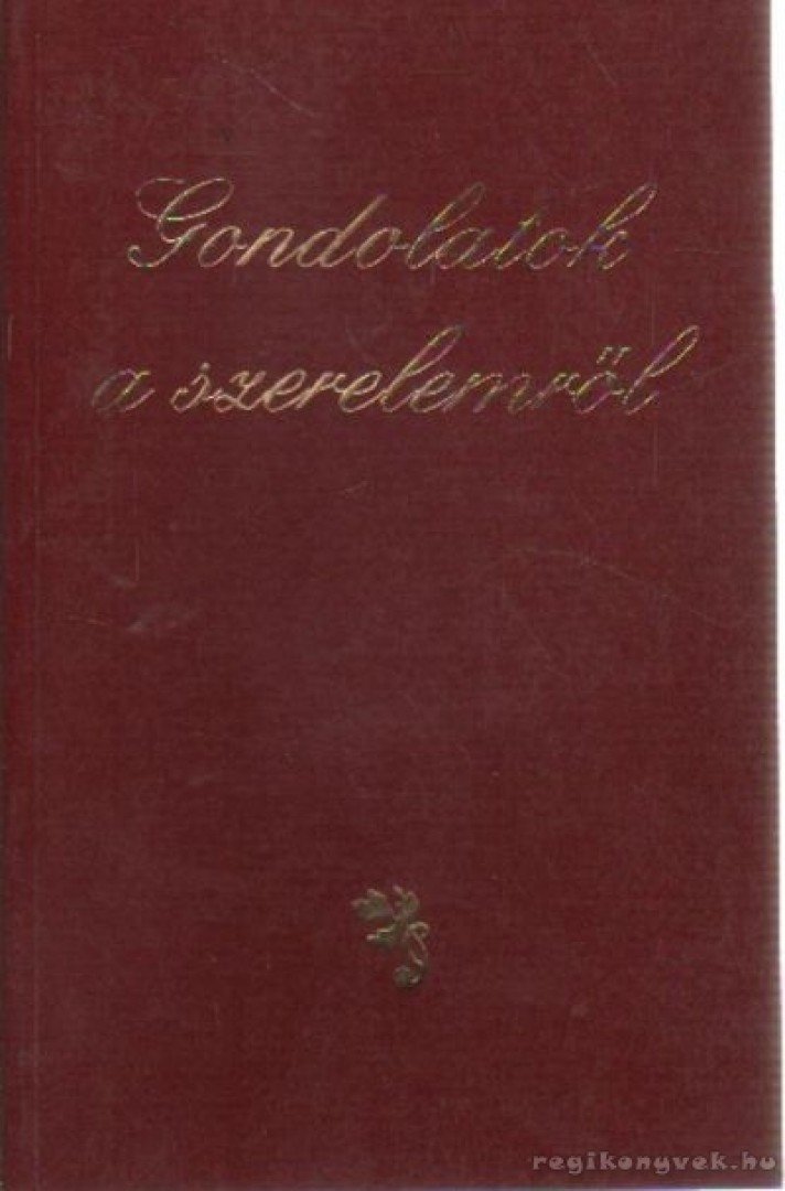 Dévald László - Gondolatok a szerelemről [antikvár]