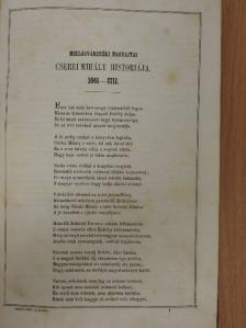 Cserei Mihály - Miklósvárszéki Nagyajtai Cserei Mihály históriája 1661-1711 [antikvár]