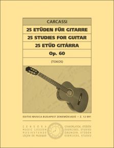 CARCASSI - 25 ETŰD GITÁRRA OP.60 (TOKOS ZOLTÁN)