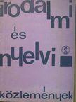Irodalmi és nyelvi közlemények [antikvár]