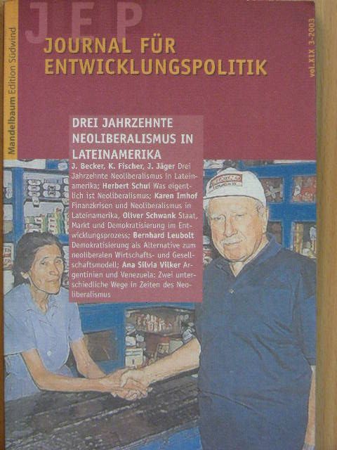 Ana Silvia Vilker - Journal für Entwicklungspolitik 2003/3 [antikvár]