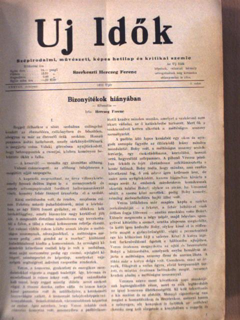Fáth Imre - Uj Idők 1932. (nem teljes évfolyam) [antikvár]