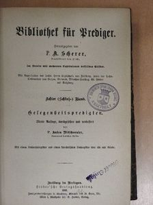 P. A. Scherer - Bibliothek für Prediger VIII. (gótbetűs) [antikvár]