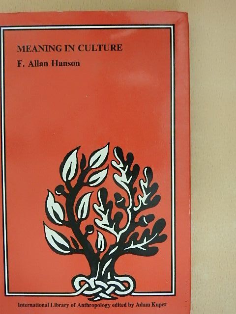 F. Allan Hanson - Meaning in culture [antikvár]