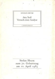 Stefan Heym - Atta Troll – Versuch einer Analyse [antikvár]