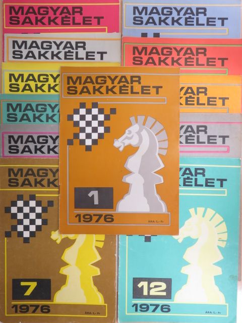 Dr. Bán Jenő - Magyar Sakkélet 1976. január-december [antikvár]