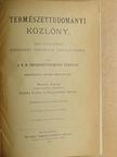 Csemez József - Természettudományi Közlöny 1904. január-deczember/Pótfüzetek a Természettudományi Közlönyhöz 1904. január-deczember [antikvár]