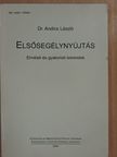 Dr. Andics László - Elsősegélynyújtás [antikvár]