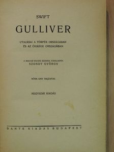 Swift - Gulliver utazásai a törpék országában és az óriások országában [antikvár]