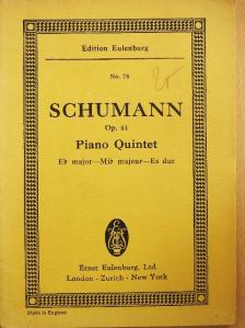 Robert Schumann - Quintet Es dur [antikvár]