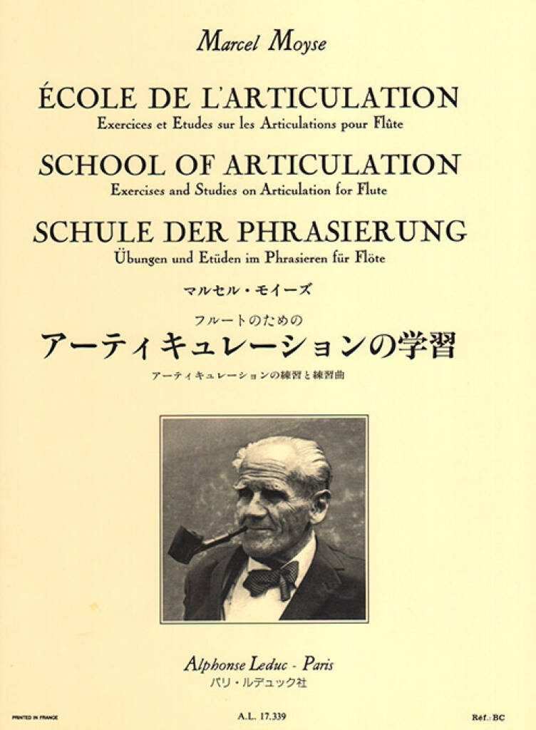 MOYSE, MARCEL - ÉCOLE DE L`ARTICULATION POUR FLUTE