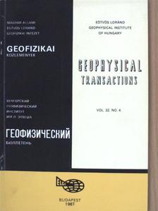 Geophysical Transactions Vol. 32. No. 4. [antikvár]