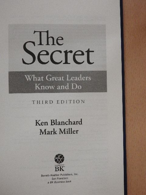 Ken Blanchard - The Secret [antikvár]