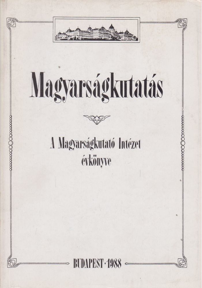 JUHÁSZ GYULA - Magyarságkutatás [antikvár]