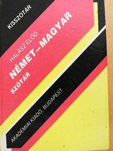 Halász Előd - Német-magyar szótár [antikvár]