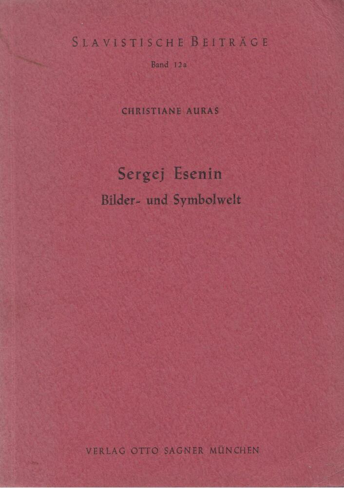 Christiane Auras - Sergej Esenin [antikvár]