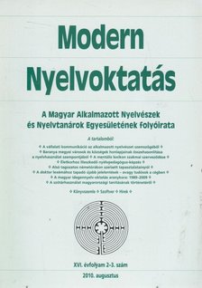 Szöllősy Éva - Modern Nyelvoktatás XVI. évf. 2-3. szám [antikvár]