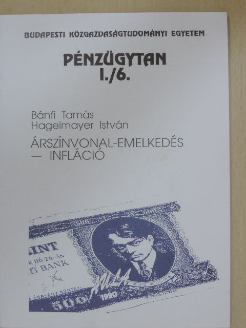 Bánfi Tamás - Pénzügytan I./6. [antikvár]