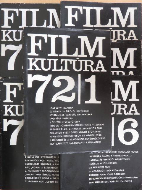 Berkovits György - Filmkultúra 1972. január-december [antikvár]