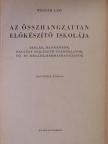 Weiner Leó - Az összhangzattan előkészítő iskolája [antikvár]