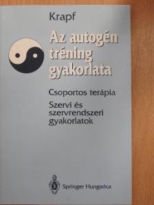 Günther Krapf - Az autogén tréning gyakorlata [antikvár]