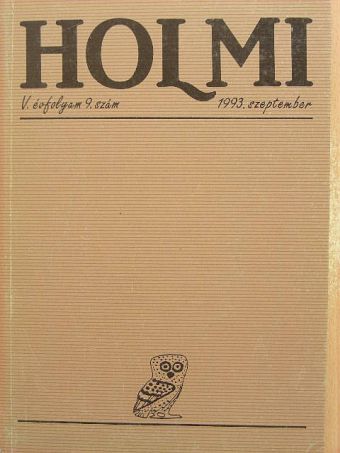 Angyalosi Gergely - Holmi 1993. szeptember [antikvár]