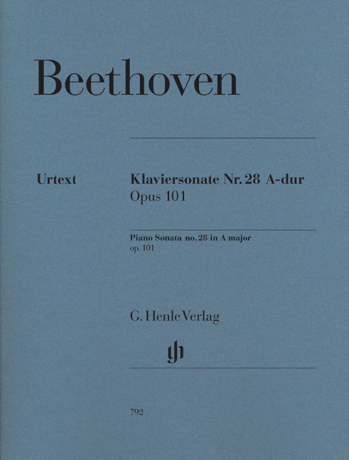 BEETHOVEN - KLAVIERSONATE NR.28 A-DUR OP.101 URTEXT (GERTSCH/PERAHIA)