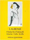 ALBENIZ, ISAAC - 3 STÜCKE FÜR 2 VIOLONCELLI (ASTURIAS, CUBA, SEVILLA) (W.THOMAS-MIFUNE)
