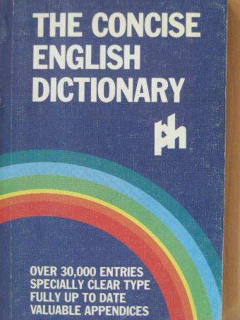 The Concise English Dictionary [antikvár]