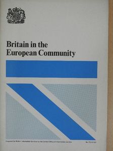 Britain in the European Community [antikvár]