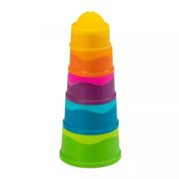 Fat Brain Toys: Puha toronyépítő bébijáték