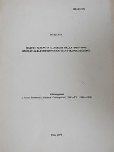 Hárs Éva - Martyn Ferenc és a "párizsi iskola" (1926-1940)  [antikvár]