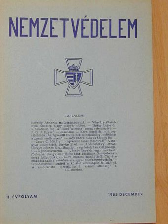 Ady Endre - Nemzetvédelem 1955. december [antikvár]