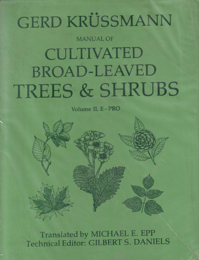 Gerd Krüssmann - Manual of Cultivated Broad-Leaved Trees & Shrubs [antikvár]