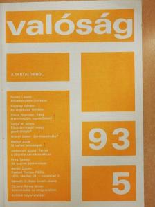 Balogh Tibor - Valóság 1993. május [antikvár]