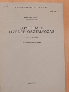 Egyetemes tizedes osztályozás 52. [antikvár]