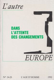 Wladimir Berelowitch - L'autre Europe 1992. No. 24/25 [antikvár]