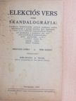 Orgoványi György - Elekciós vers avagy skandalográfia [antikvár]