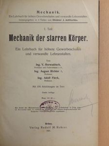 Ing. Adolf Fleck - Mechanik der starren Körper I. [antikvár]