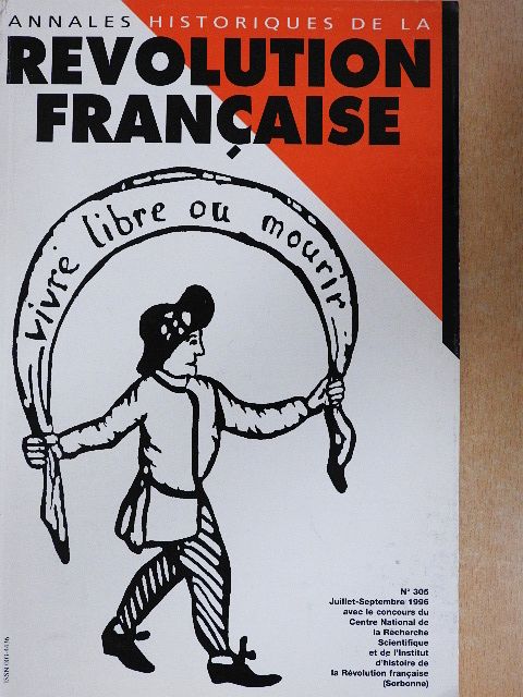 Bruno Benoit - Annales Historiques de la Revolution Francaise Juillet-Septembre 1996 [antikvár]