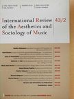 Anna Kansten - International Review of the Aesthetics and Sociology of Music - December 2012 [antikvár]