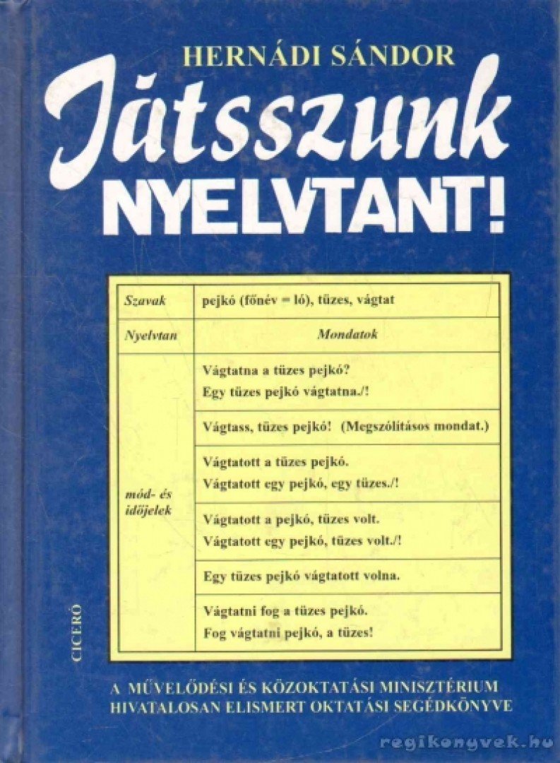 Hernádi Sándor - Játsszunk nyelvtant! [antikvár]