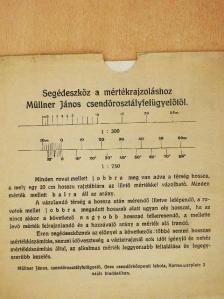 Müllner János - Segédeszköz a mértékrajzoláshoz Müllner János csendörosztályfelügyelötöl [antikvár]