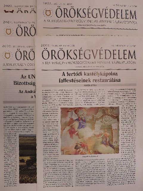 Örökségvédelem 2002. (nem teljes évfolyam) [antikvár]